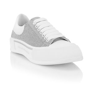New Alexander Mcqueen Plimsoll Glitter Mens Sneakers Size 43EU/10US